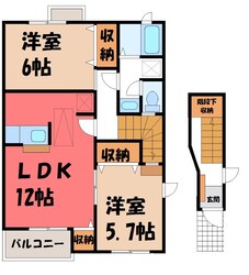 ラフィネプリズ Aの物件間取画像